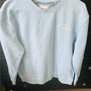 Denim & Flower Sky Blue Crewneck Sweater